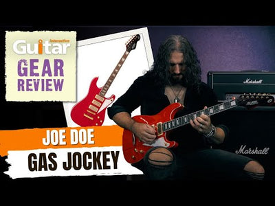 Joe Doe 'Gas Jockey' Electric Guitar by Vintage ~ Gas Pump Red with Case