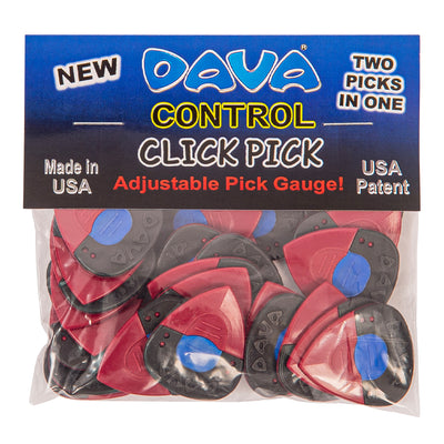 Dava Control 'Click Pick' ~ Bag of 24 Picks