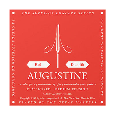 Augustine A4R Classic Red Single String - D/4th