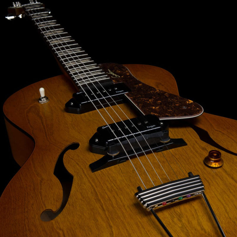 Godin 5th Avenue Jumbo P90 Semi-Acoustic Guitar ~ Harvest Gold