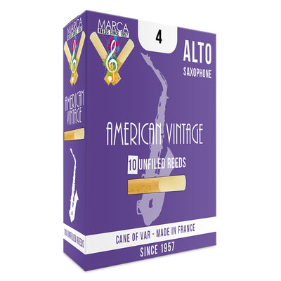 Marca American Vintage Reeds ~ 10 pack ~ Alto Sax ~ 4