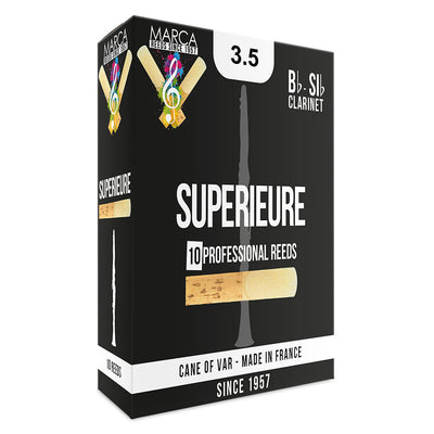 Marca Superieure Reeds ~ 10 Pack ~ Bb Clarinet ~ 3.5