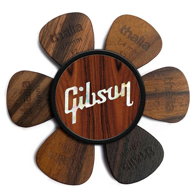Gibson® by Thalia Pick Puck ~ Rosewood with Gibson Pearl Logo