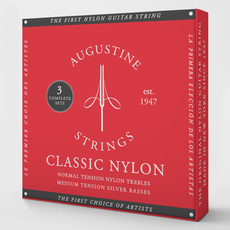 Augustine ARD Classic Red String Set ~ Pack of 3