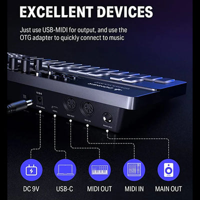 Donner ESSENTIAL Analog Bass Synthesiser and Sequencer