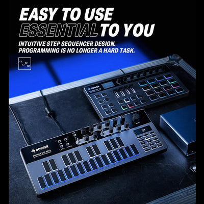 Donner ESSENTIAL Analog Bass Synthesiser and Sequencer