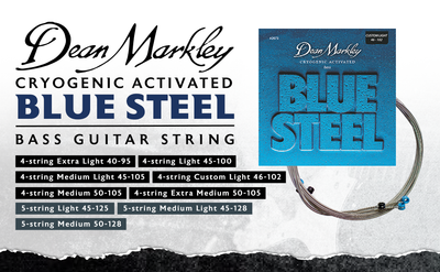 Dean Markley Blue Steel Bass Guitar Strings Light 5 String 45-125