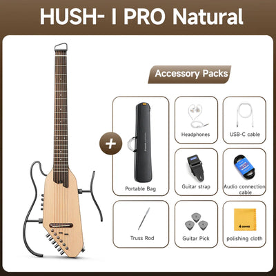 Donner HUSH-1PRONAT Guitar ~  Natural