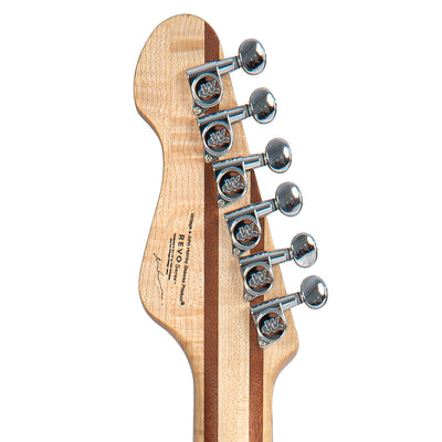 Vintage REVO Series 'Integra' Left-Hand Guitar ~ Satin Natural