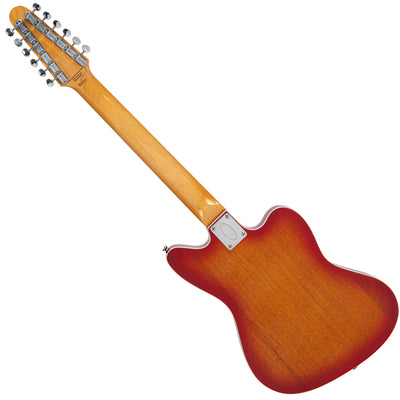 Vintage REVO Series 'Surfmaster Thinline Left Hand 12-String ~ RevoGlo