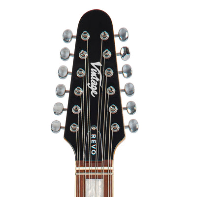 Vintage REVO Series 'Surfmaster Thinline Left Hand 12-String ~ RevoGlo