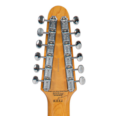 Vintage REVO Series 'Surfmaster Thinline Left Hand 12-String ~ RevoGlo