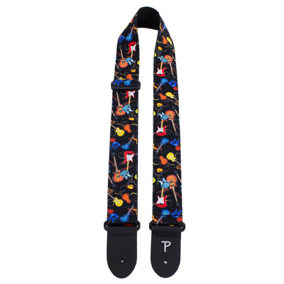 Perri's 2" Fabric Guitar Strap ~ Guitars All Over