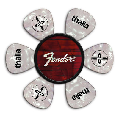Fender® by Thalia Pick Puck ~ Red Angel Wing ~ Perine Logo