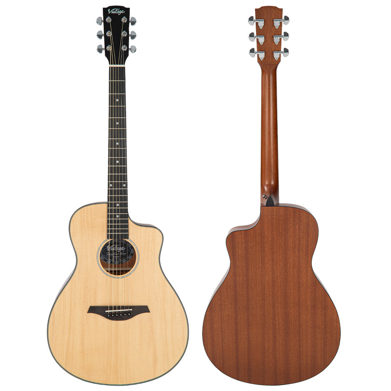 Natural Spruce Vintage Pacific Coast Series Acoustic Guitar