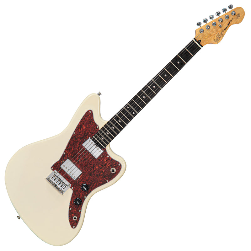Vintage White Vintage V50 Coaster Series Electric Guitar