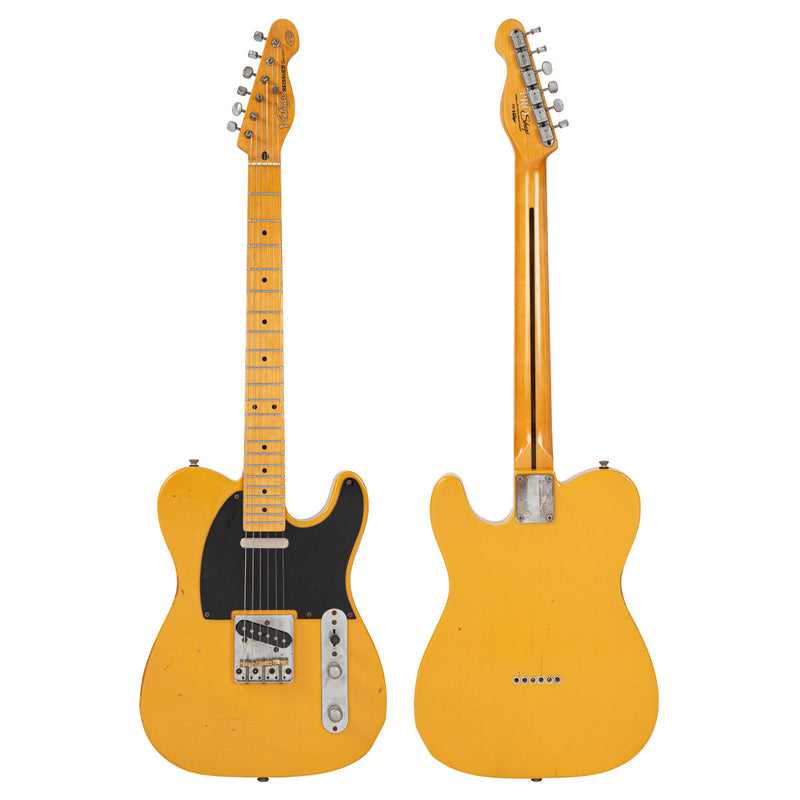 Butterscotch Cracked Lacquer Vintage V52 ProShop Unique Electric Guitar