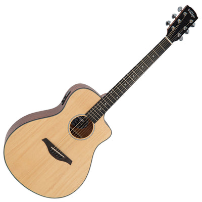 Natural Spruce Vintage Pacific Coast Series Electro-Acoustic Guitar