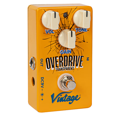 Vintage Transparent Overdrive Effects Pedal