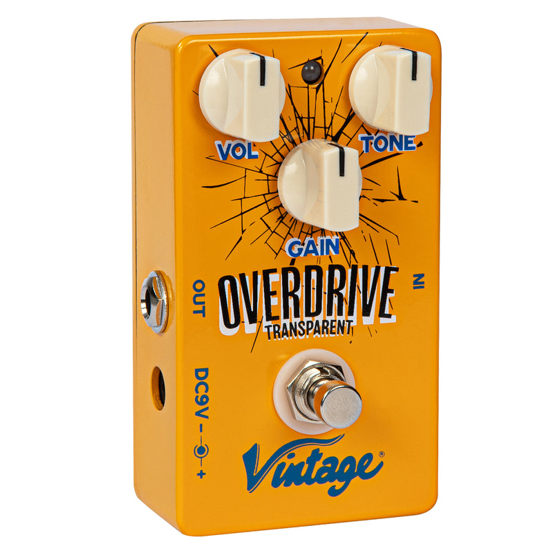 Vintage Transparent Overdrive Effects Pedal