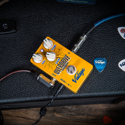Vintage Transparent Overdrive Effects Pedal
