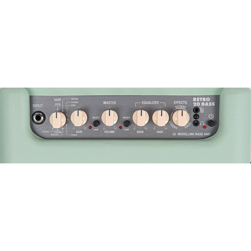Mint Green Vintage Retro 20W Bass Combo with DSP