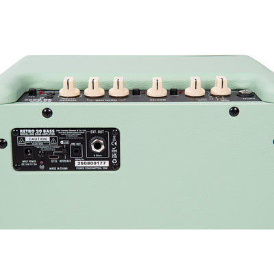 Mint Green Vintage Retro 20W Bass Combo with DSP