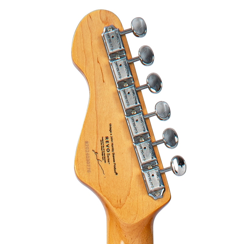 Vintage REVO Series Galactica Electric Guitar ~ Firenza Red