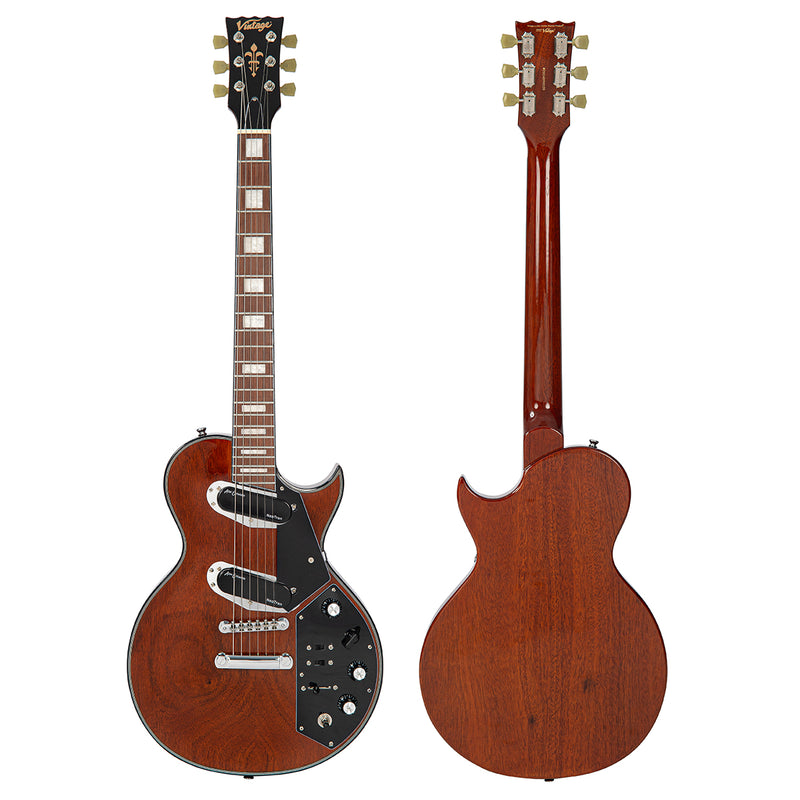 Vintage REVO Series Sessionman Electric Guitar ~ Mahogany