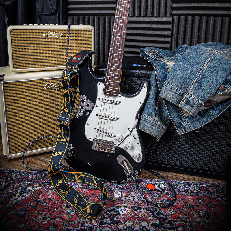 Colour Vintage Guitar Strap