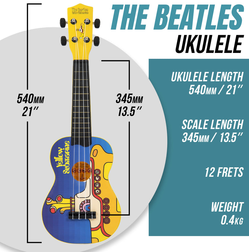 The Beatles Yellow Submarine Ukulele ~ Blue