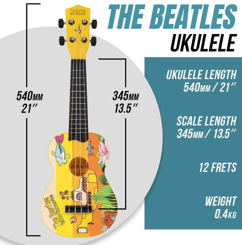 The Beatles Yellow Submarine Ukulele ~ Yellow