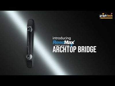 Graphtech ResoMax Archtop Bridge ~ Low Profile ~ Nickel