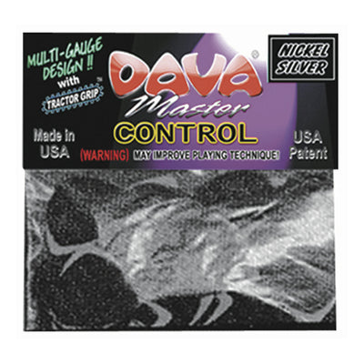 Dava Master Control Nickel Silver Tip Pick ~ 24 Pack