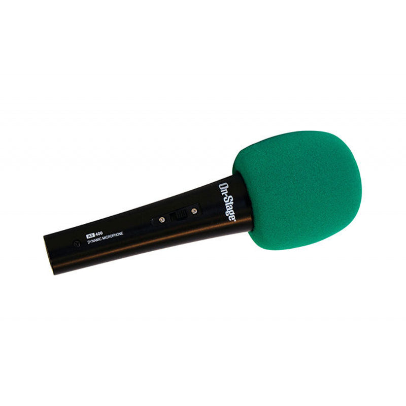On-Stage Microphone Windshield ~ Green