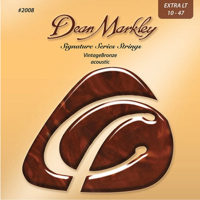 Dean Markley Vintage Bronze Extra Light 10-47 Acoustic Strings Set