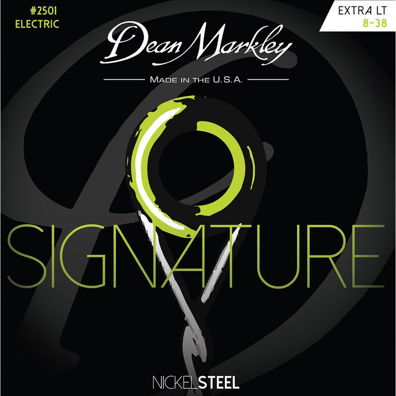 Dean Markley Extra Light 8-38 NickelSteel Electric Signature Series String Set