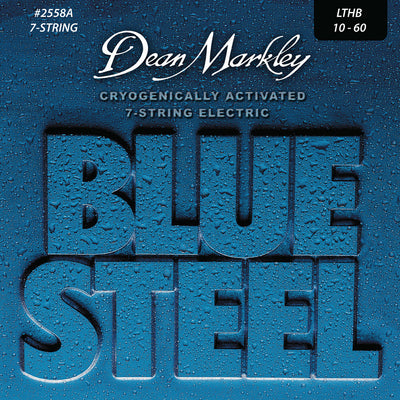 Dean Markley Blue Steel Electric Guitar 7 String Set Light Top Heavy Bottom 10-60