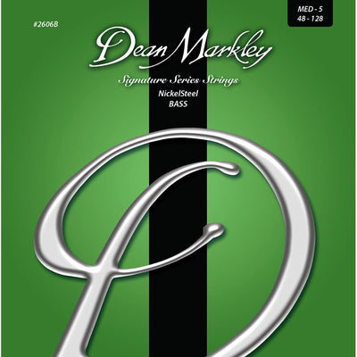 Dean Markley NickelSteel Signature Bass Strings Medium 5 String 48-128