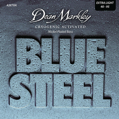 Dean Markley Blue Steel NPS Bass Guitar Strings Extra Light 4 String 40-95