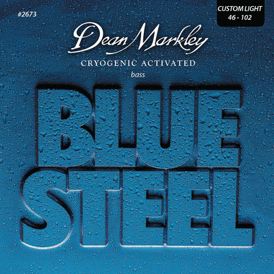 Dean Markley Blue Steel Bass Guitar Strings Custom Light 4 String 46-102