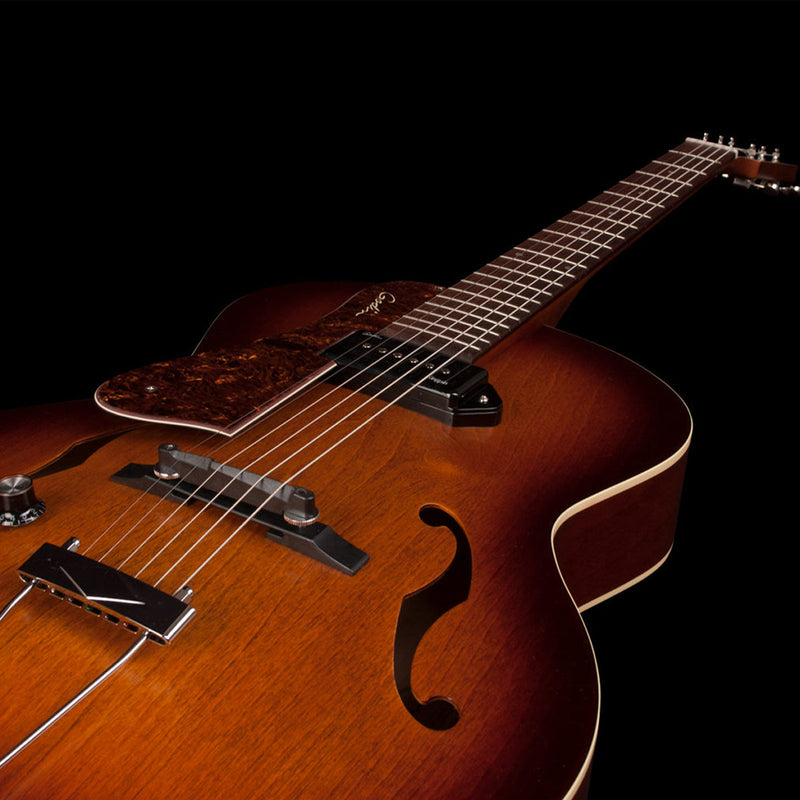 Godin 5th Avenue P90 Semi-Acoustic Guitar ~ Left Hand ~ Cognac Burst Kingpin