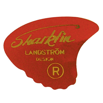 Sharkfin Pick ~ Soft Red ~ 25 Pack