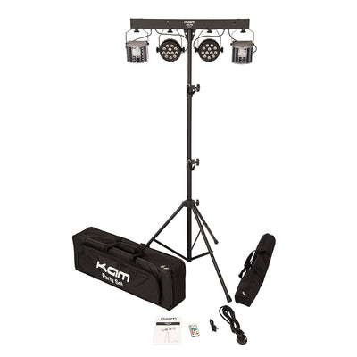 KAM Party Set - Inc lights, stand and carry bags