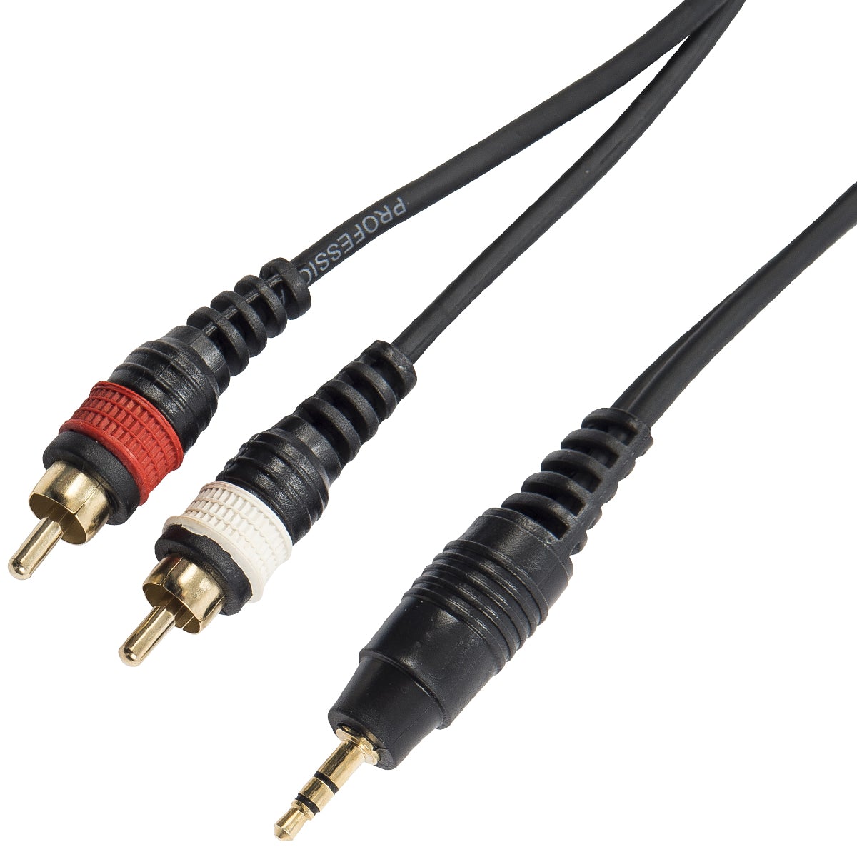 Kinsman Standard Soundcard Cable ~ 3.5mm Stereo/2 x Phono ~ 10ft/3m ...
