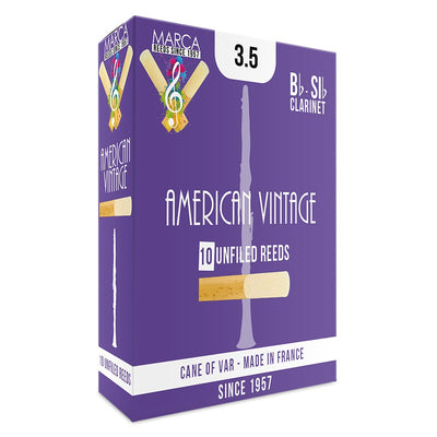 Marca American Vintage Reeds ~ 10 pack ~ Bb Clarinet ~ 3.5