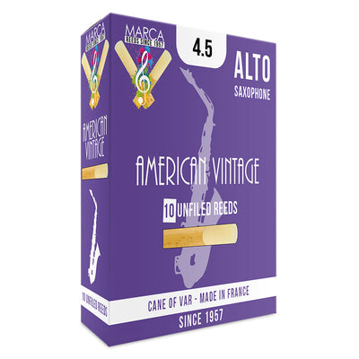 Marca American Vintage Reeds ~ 10 pack ~ Alto Sax ~ 4.5