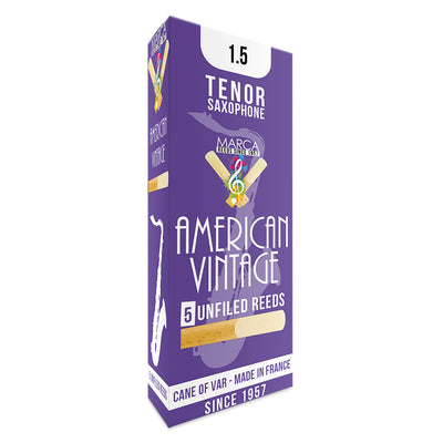 Marca American Vintage Reeds ~ 5 pack ~ Tenor Sax ~ 1.5