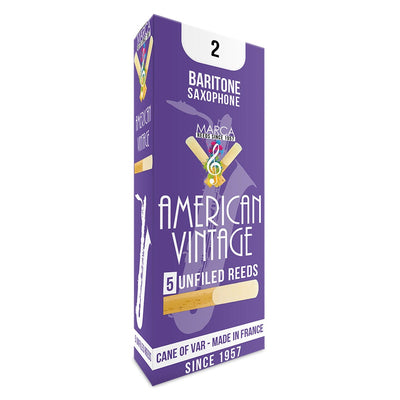 Marca American Vintage Reeds ~ 5 pack ~ Baritone Sax ~ 2