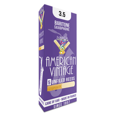 Marca American Vintage Reeds ~ 5 pack ~ Baritone Sax ~ 3.5